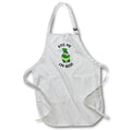Apron - Cute Funny Frog wearing Shamrock Hat Kiss me Im Irish St. Patricks Day St Patricks Day