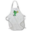 Apron - Funny Green Martian in Shamrock Hat Drinking Beer St. Patricks Day St Patricks Day