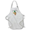Apron - Cute Funny Potato wearing Shamrock Hat Drinking Beer St. Patricks Day St Patricks Day
