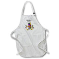 Apron - Funny Wine Cheese and Quackers Pun with Ducks Cartoon Funny
