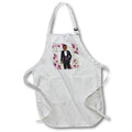 Apron - Brown Skinned Coin Bearer Boy in a Wedding Tux with Purple Bow Tie Wedding Collection