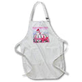 Apron - Pink Striped Cake with Tiny Shoes for Baby Shower Mommy to Be Baby Designs