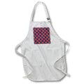 Apron - Good And Bad Lists Christmas Fun Pattern Vector Art - Santa Pattern