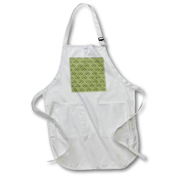 Apron - Honeydew Melon Vine Botanical Art Vector Pattern Vector Art - Melon Vine