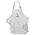 Apron - Keep Thi Sen Calm and Dunt Ev Munk On Yorkshire Dialect Typography - Yorkshire Humor