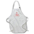 Apron - Keep Thi Sen Calm And Tek Me As Tha Finds Me Yorkshire Dialect Typography - Yorkshire Humor