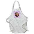 Apron - Cartoon Style Nerdy Rottweiler Puppy Sticking Tongue Out Vector Art - Rottweiler