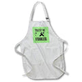Apron - Trust Me Im A Fiddler White Design Vector Art - Morris Dance Humour