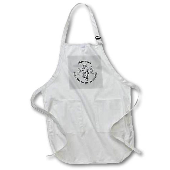 Apron - Morrismen Dance Like No One Is Watching Black Text Vector Art - Morris Dance Humour