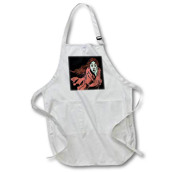 Apron - Navigating Trauma Face Of Fear Vector Art Vector Art - Fear In Art