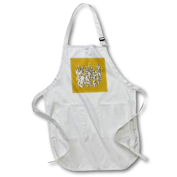 Apron - Morris Dancers Of The Middle Ages Illustration Illustration - Morris Dance Troupe