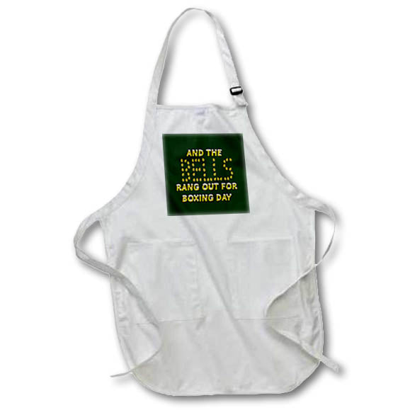 Apron - And The Bells Rang Out For Boxing Day Vector Art - Morris Dance Humour