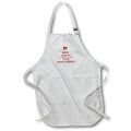 Apron - Keep Calm And Brace Thi Sen For Mad Friday Christmas Bells Typography - Yorkshire Humour