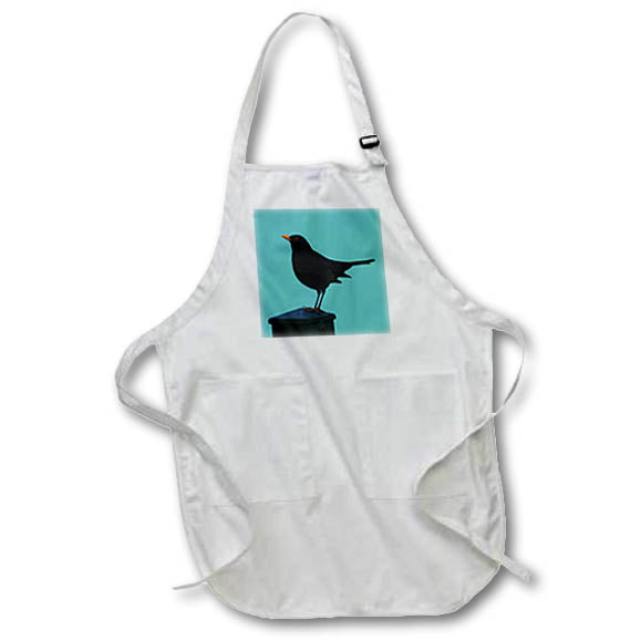 Apron - Minimalistic Blackbird Photography - Blackbird