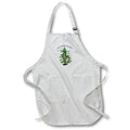 Apron - Christmas Tree with Kittens Art - Christmas