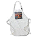Apron - Sunstar at fishing pier under cloudy sky Photography - Landscapes