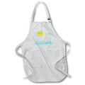 Apron - Image of Sun And The Moon In Painted Impressionism Style lens Art by Florene - Impressionism For kids