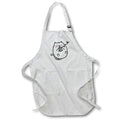 Apron - Image of Pink Cartoon Fat Kitty In Painted Impressionism Style lens Art by Florene - Impressionism For kids