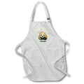 Apron - Image of Tan Doggie With Black Jacket Painted In Impressionism Style lens Art by Florene - Impressionism For kids