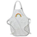 Apron - Image of Painted Rainbow In Cloud In Impressionism Art Style lens Art by Florene - Impressionism For kids
