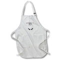 Apron - Image of Bright Eyed Cartoon Lamb Painted Impressionism Style lens Art by Florene - Impressionism For kids