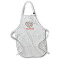Apron - Image of I Love My Family With Huge Heart Made Of People lens Art by Florene - Valentines Day