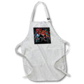 Apron - Colorful Farmyard Roosters Vector Art - Roosters