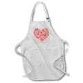 Apron - A Heart Full Of Pale Pink Hearts On Pink Background Vector Art - Hearts