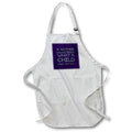 Apron - A Mother Understands What A Child Does Not Say Quote Typograpy - Mothers Day Quote