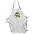 Apron - Beautiful Vintage Victorian Kate Greenaway Monogram Letter A Kate Greenaway Monograms