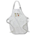 Apron - Pretty Kate Greenaway illustration of children playing hoop and stick Kate Greenaway Nursery Designs