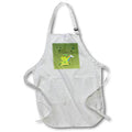 Apron - Imae of Happy St Paticks Day Green, Frog, Hat, Rainbow, Gold Coins St Patrick Day Design