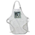 Apron - Image of Vintage Design of Flowers, Vase, Chair, Telephone, Damask Vintage Design