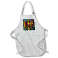Apron - Image of African Painting Of Ladies In Tribal Colors lens Art by Florene - African Art