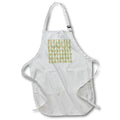 Apron - Elegant Happy Holidays floral pattern. Green leaves, red berries Alexis Design - Pattern Christmas New Year