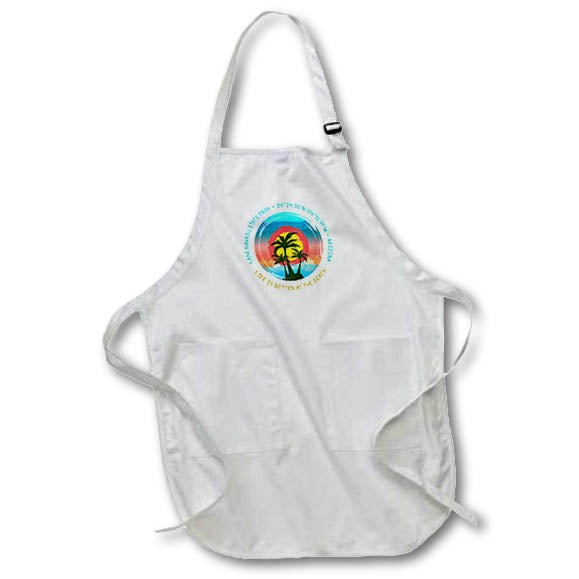 Apron - Lake Havasu State Park, Arizona. Life is better at the beach gift Alexis Design - American Beaches Round
