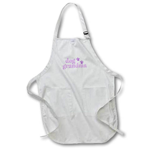 Apron - Dog Grandma Purple Funny Sayings