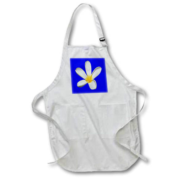 Apron - A Single Plumeria Flower Isolated Photography - Plumeria