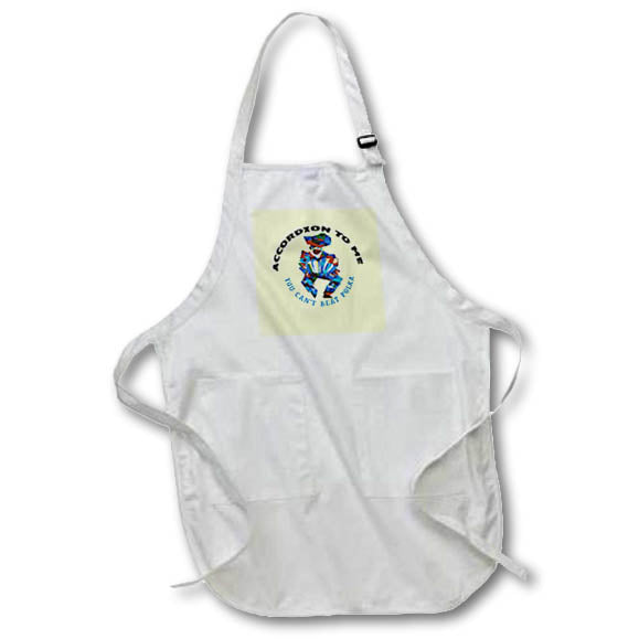 Apron - Accordion To Me You Cant Beat Polka One Liners - Accordionist Humor
