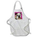 Apron - American Bulldog With Sad Eyes Vector Vector Art - American Bulldog