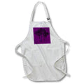 Apron - Artistic Mesh Graphic Gothic Black Roses Vector - Black Roses