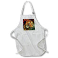 Apron - Snarling Bengal Tiger Head Portrait Acrylic Painting - Tiger
