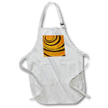 Apron - Abstract Tiger Stripe Camouflage Colors In Orange and Brown Acrylic Painting - Tiger Camouflage