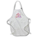 Apron - Image of I Love Love with Heart Images – Romance