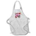 Apron - Image of Words Love Rocks with Band Equipment – Music