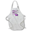 Apron - Wild cat and Oriental background Wild Animals