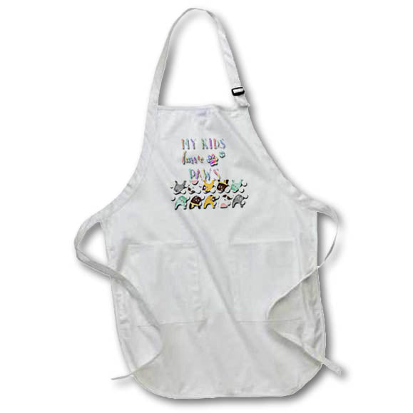 Apron - Pet overs like grandparents love their family of pets Pets Cats