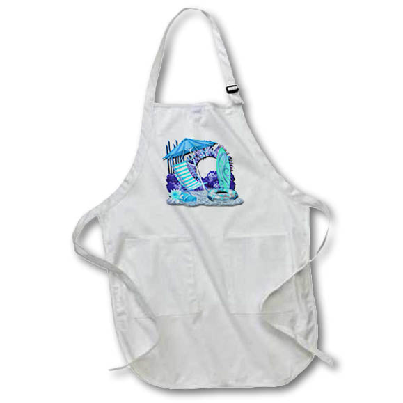 Apron - The beach and a sunny day, surfboard and a good wave Sports Surfing