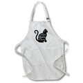 Apron - One Cat Short of Crazy Night Sky Cat Silhouette Cat Designs