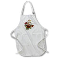 Apron - Poppies And Wheat Botanical Art Acrylic Painting - Botanical